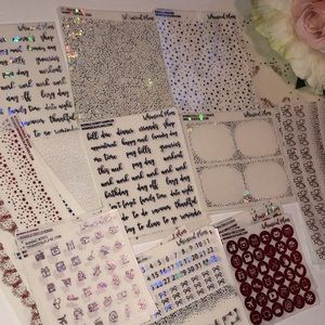 Foil stickers WHIMSICAL PLANS FOIL STICKERS Planner Stickers Foil fancy